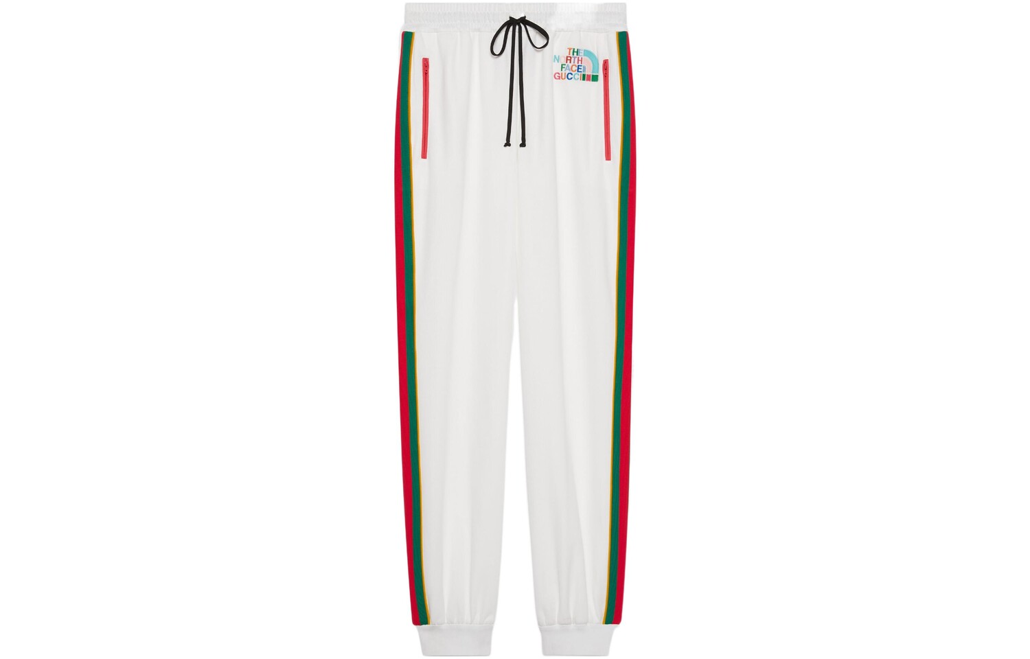 

Брюки женские The North Face x Gucci, белый / красный / зеленый
