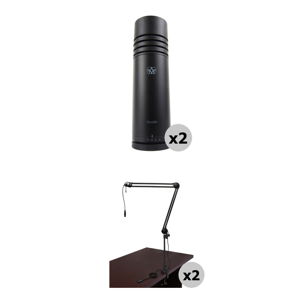 

Комплект для озвучивания двух человек от Aston Microphones Stealth