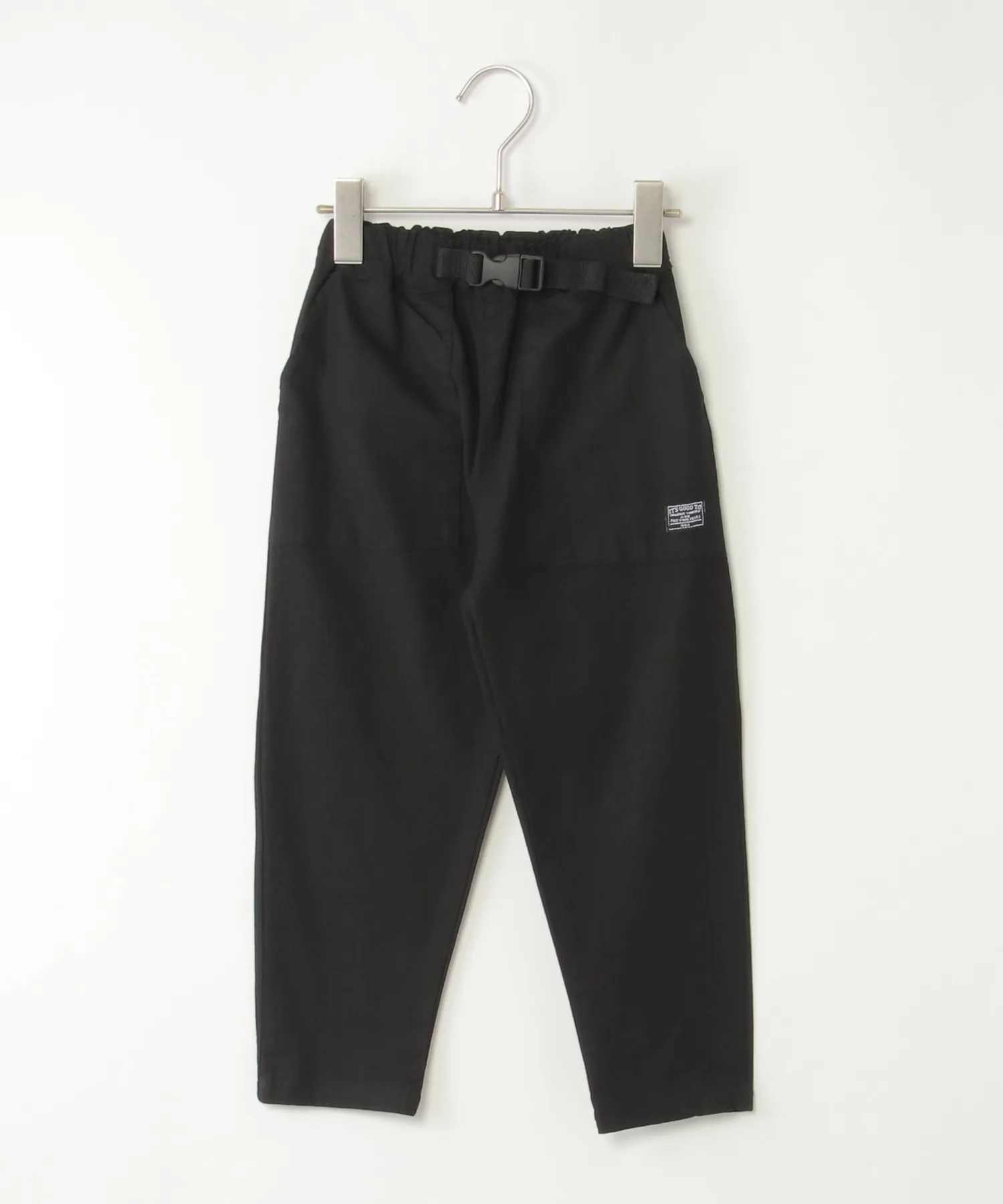 Детские штаны брюки-бананы с большими карманами ikka Rip Baker Ankle Pants оливковые — фото 2