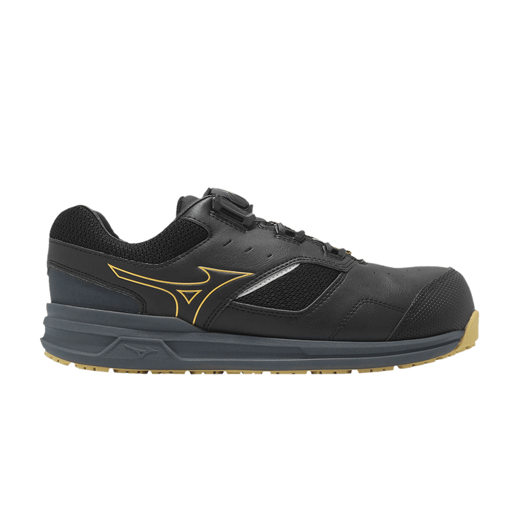 

Кроссовки Mizuno Prime Fit LS 2 51L Wide BOA 'Black Yellow', черный
