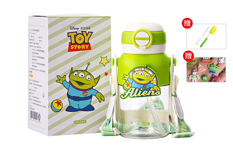 

Пластиковый стакан для воды Food Grade 600 мл Disney, Three-Eyed Boy (Cup Brush + Straw Brush + 3D Sticker*8)