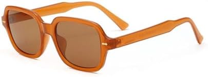 

Солнцезащитные очки в стиле ретро 2027 года, прямоугольные, для женщин, модные, с прозрачными линзами, как у океанских, для мужчин, солнцезащитные очки UV400 MTZJH, Tea Tea