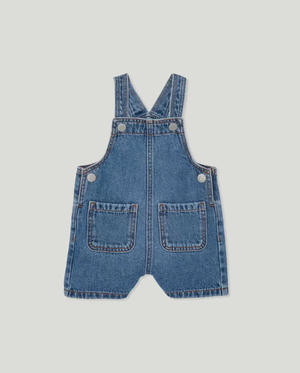

Джинсовый короткий комбинезон для малыша Baby El Corte Inglés, серый