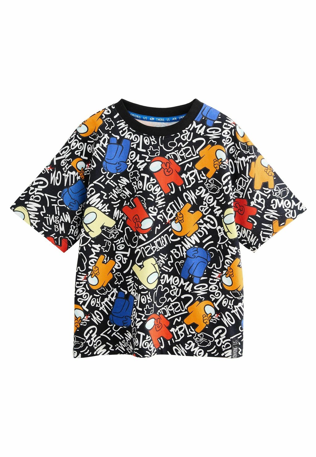 

Футболка с принтом REGULAR FIT ALL OVER Next, черный