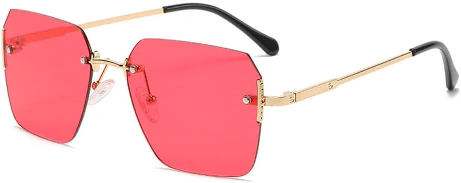 

Женские солнцезащитные очки LVTFCO Fashion Line без оправы, ретро-оправа с градиентным металлическим покрытием, мужские очки для рыбалки и активного отдыха, 7