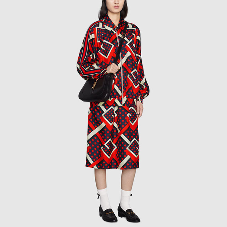 Юбка длинная женская Gucci, красный — фото 2