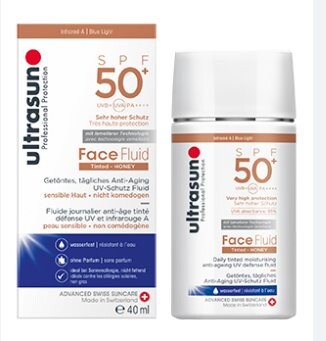 

Ultrasun, Флюид для лица SPF 50+, Защита от солнца, 40мл