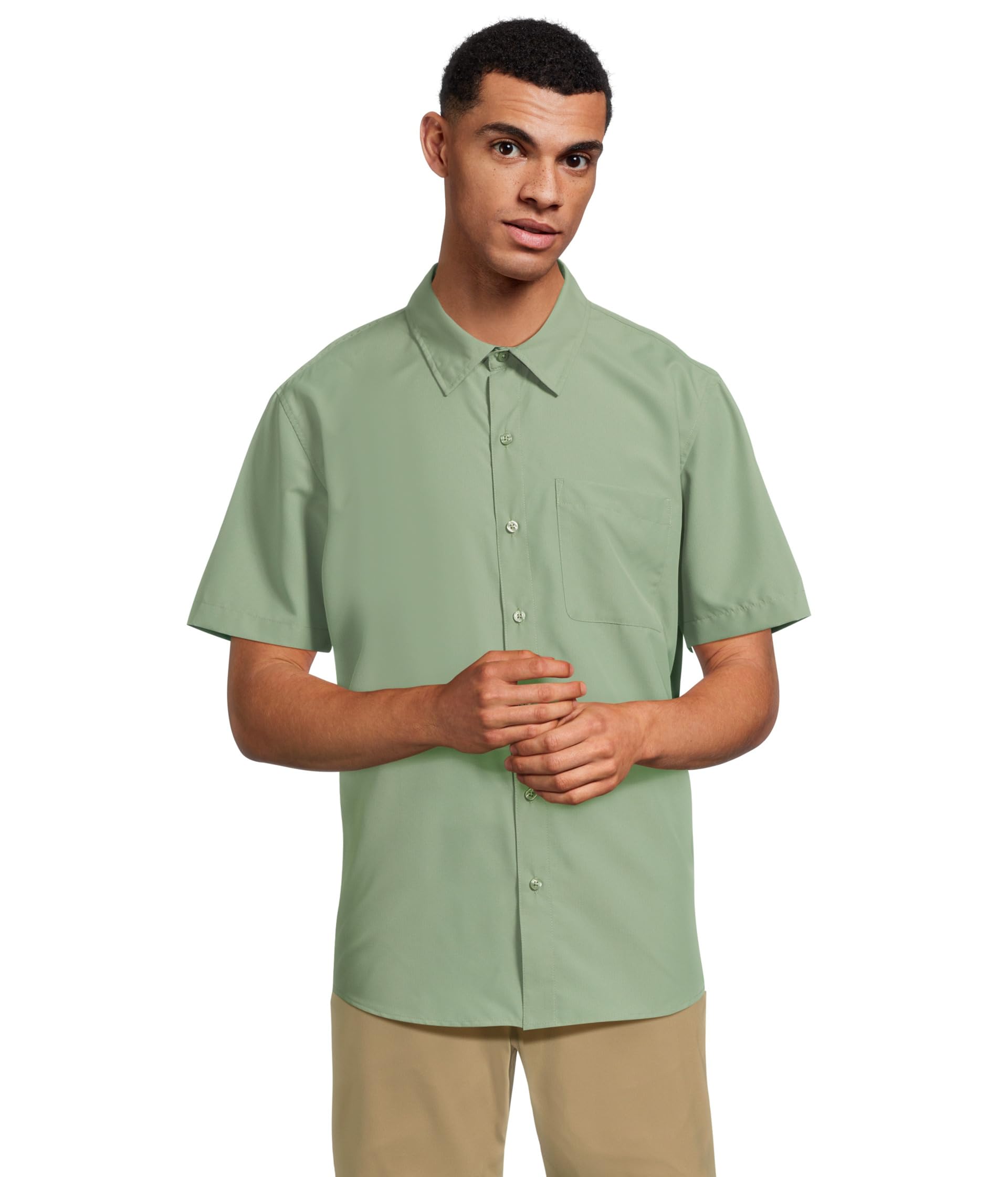 

Рубашка Marmot Airexchange Solarshield Short Sleeve Shirt, Agate Green