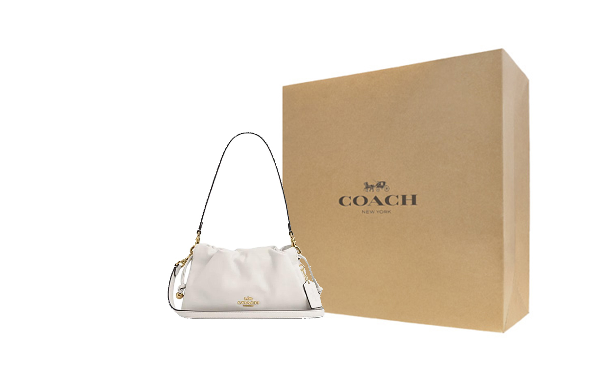 

COACH Сумка облачко из кожи коровы Фэй
