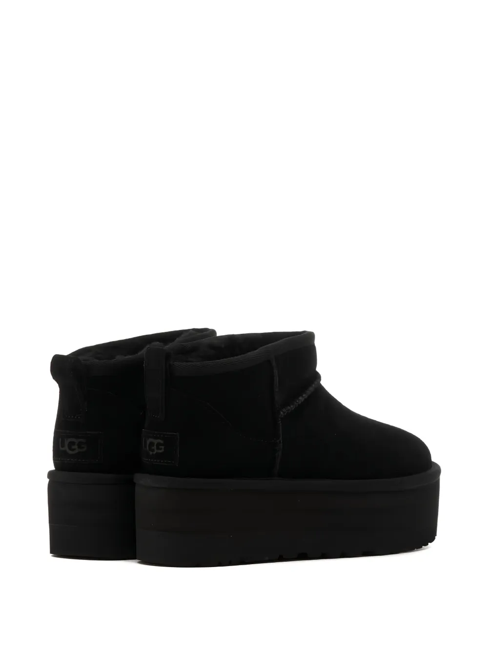 Мини-сапоги на платформе 50 мм Ugg, черный — фото 3