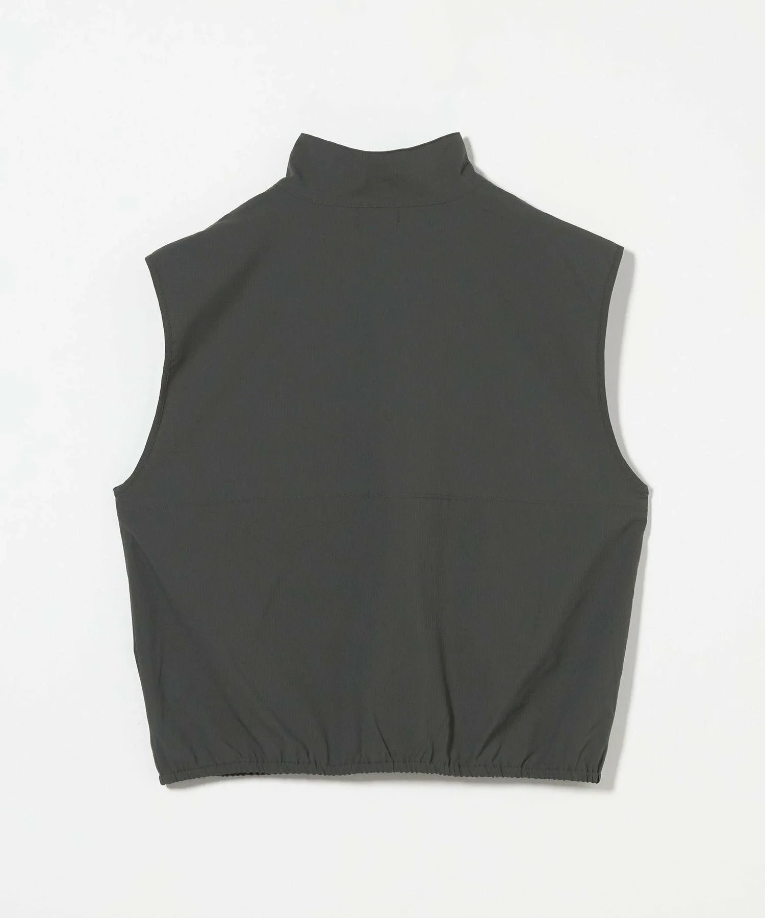 Жилет на молнии / Детский 140-160 см - Защита от УФ-излучения - United Arrows Green Label Relaxing, DK.GRAY — фото 2