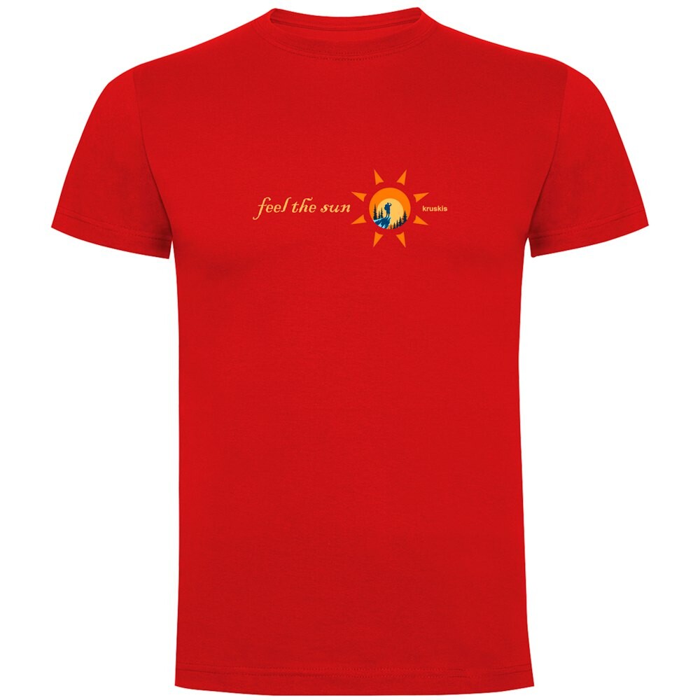 

Футболка с коротким рукавом Kruskis Feel The Sun, красный