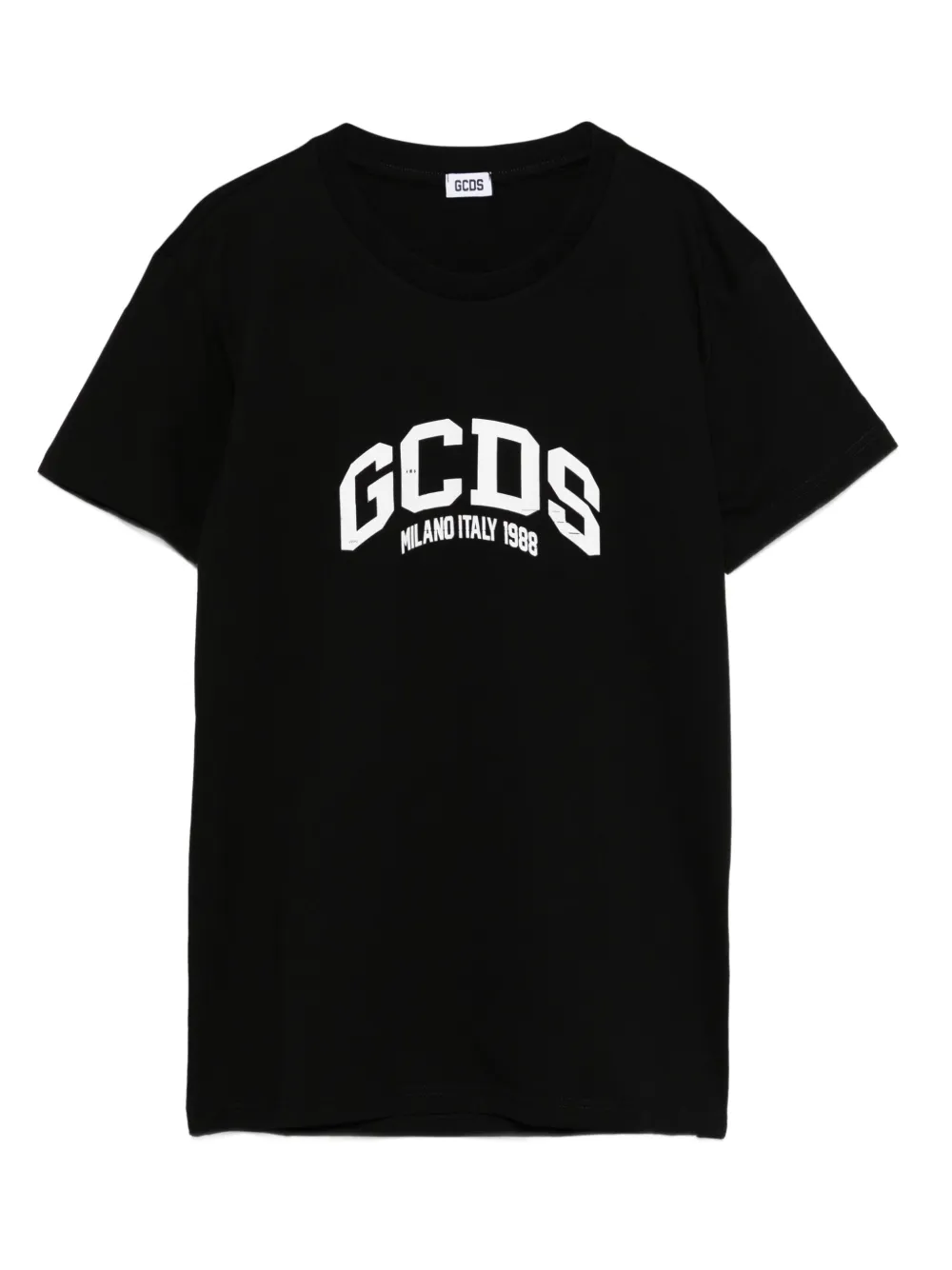 

Футболка из хлопка с логотипом Gcds Kids, черный