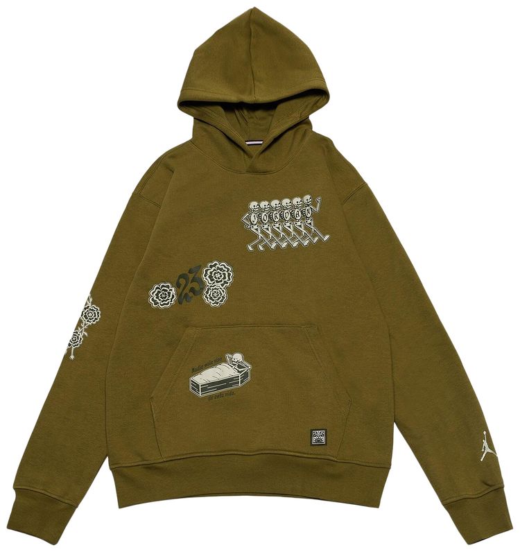 

Толстовка Air Jordan Brooklyn Fleece Pullover Hoodie, зеленый