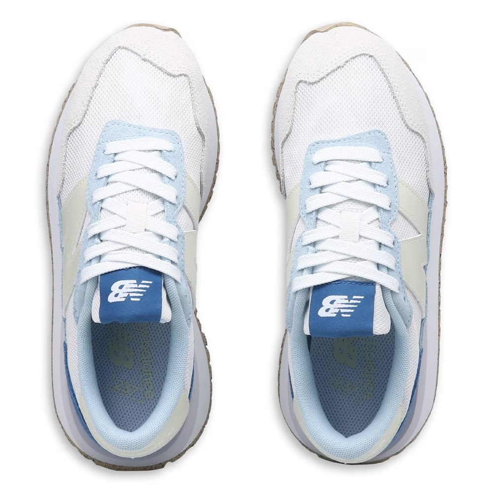 237 ретро-кроссовки New Balance, white/blue — фото 4