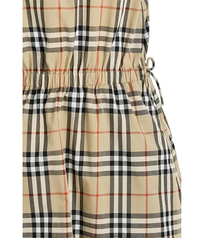 Платье в клетку Adele Check Burberry Kids, Sand IP Check — фото 3
