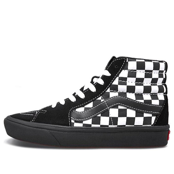 

Кроссовки sk8-hi comfycush 'mixed media - black checker' Vans, черный