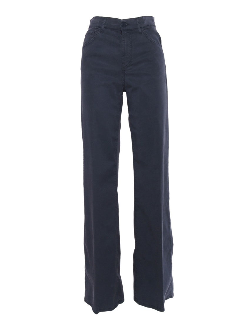 

Высокие брюки-клеш с портновскими деталями Dondup, синий