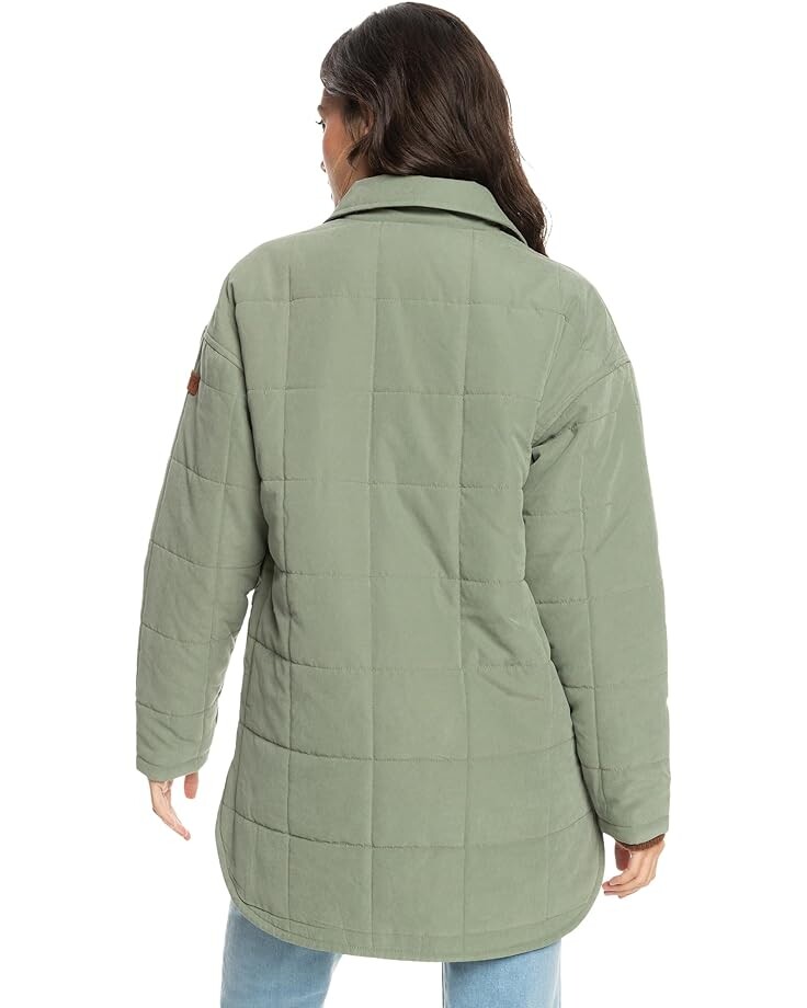 

Куртка Roxy Next Up Quilted Jacket, цвет Agave Green