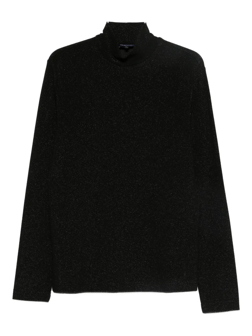 

Джемпер с высоким воротником и длинными рукавами Emporio Armani, черный