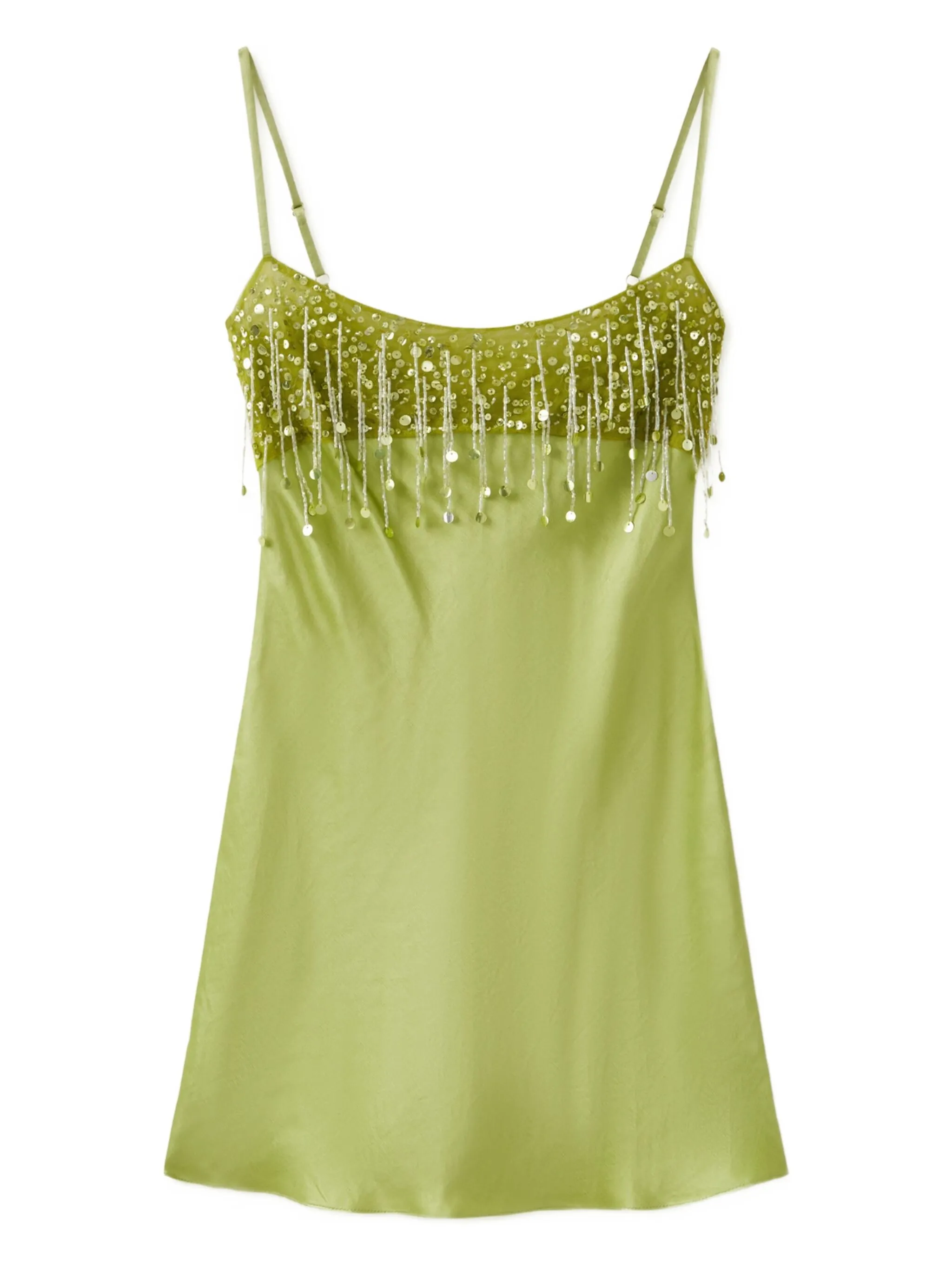 

Платье мини Yasmin с бисером Asta Resort, зеленый