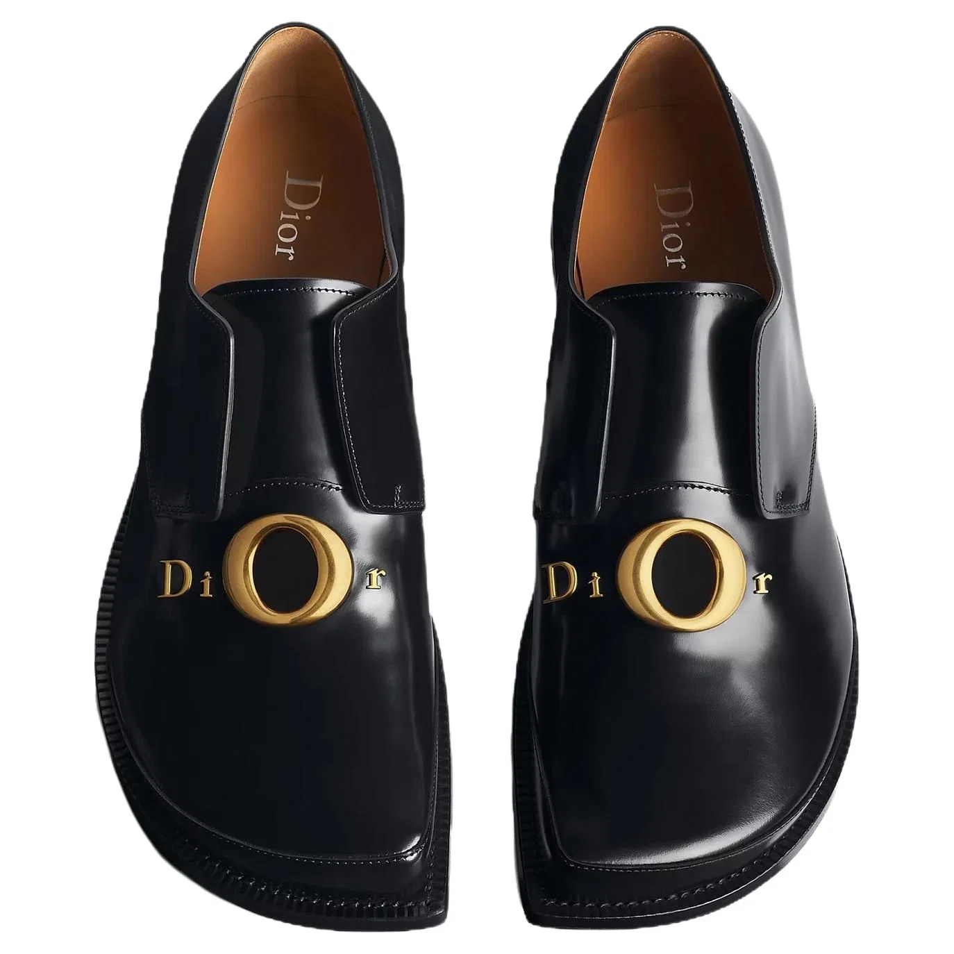 Casual кожаные туфли DIOR Black — фото 4