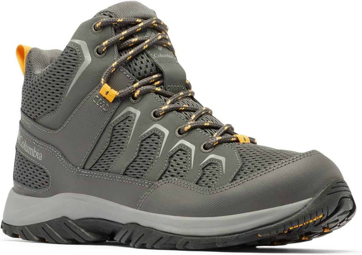 

Водонепроницаемые мужские кроссовки Columbia Granite Trail Mid, Dark Grey/Raw Honey