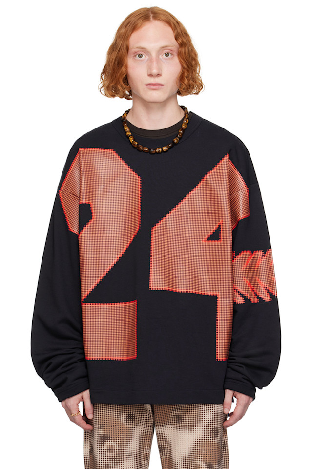 

Оверсайз свитшот Dries Van Noten, синий