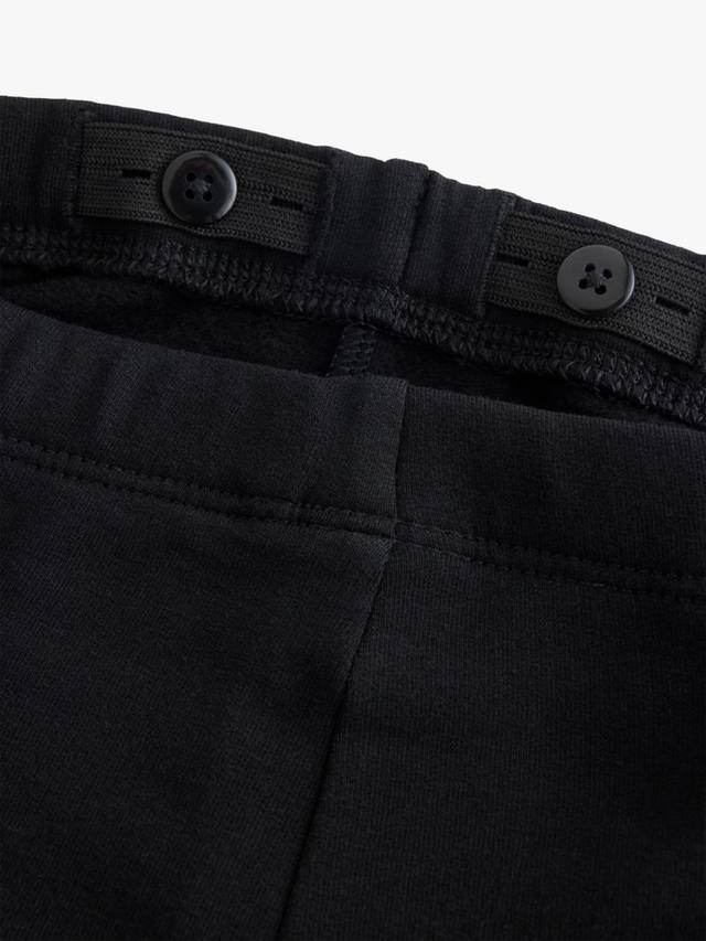 Детские фланелевые леггинсы с расклешенными штанинами Lindex, Black — фото 3