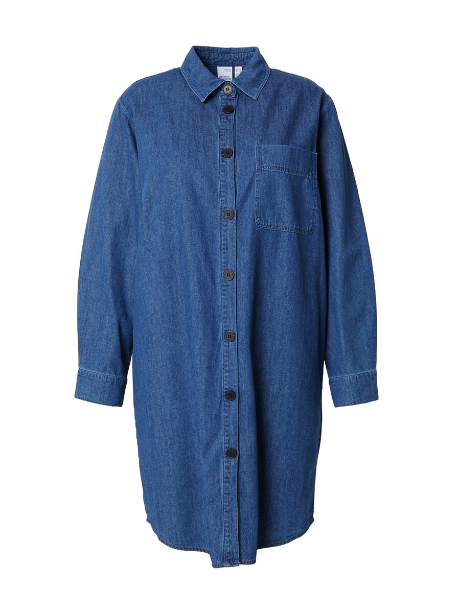 

Платье рубашка Vero Moda Curve Shirt Dress VMCEloise, синий деним