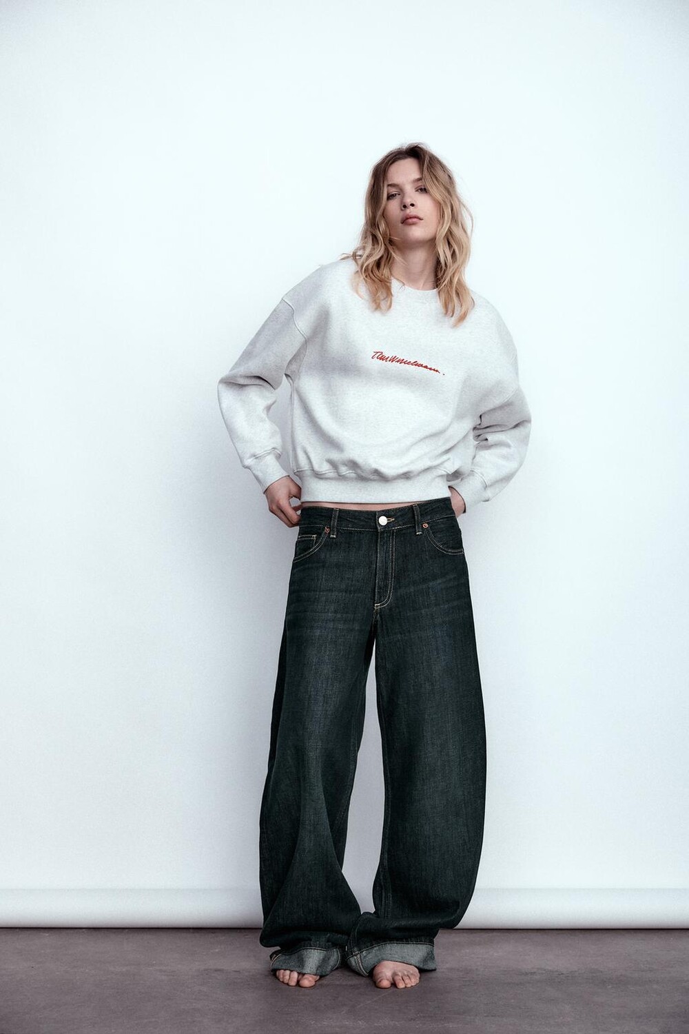 

Толстовка tom wesselmann ZARA, серый мергель