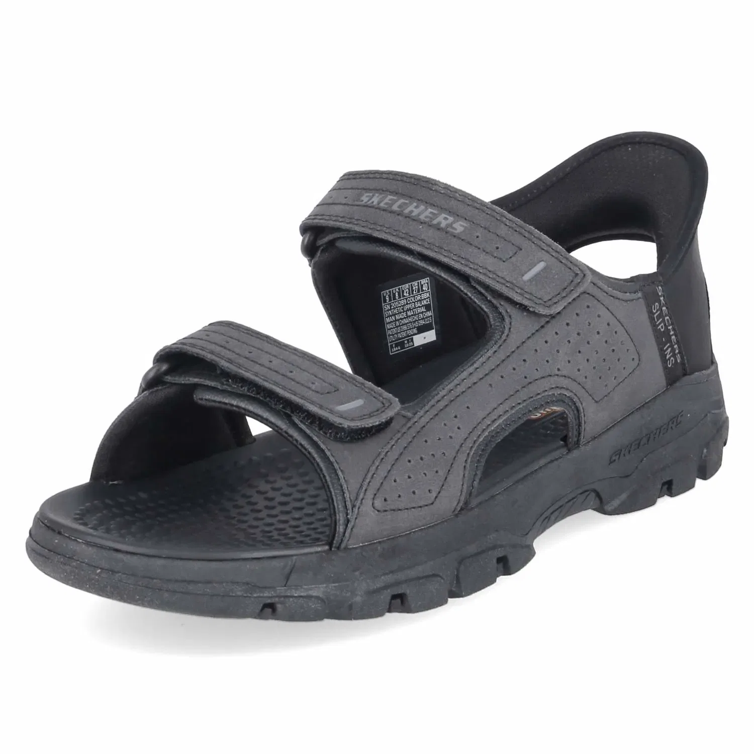 Трекинг-сандалии на кожаной подкладке Skechers, коричневый — фото 2