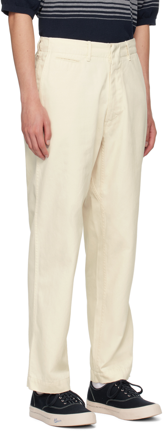 

Широкие брюки цвета Off-White nanamica