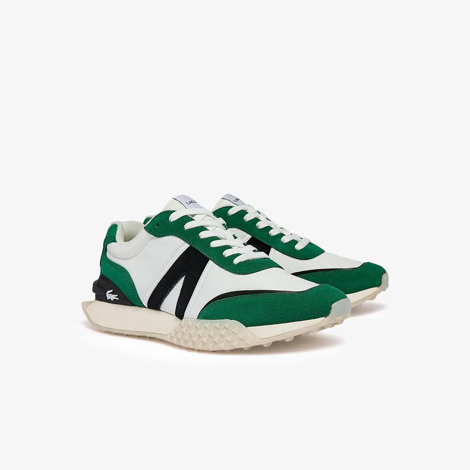 Спортивные кроссовки Lacoste зеленого цвета — фото 4