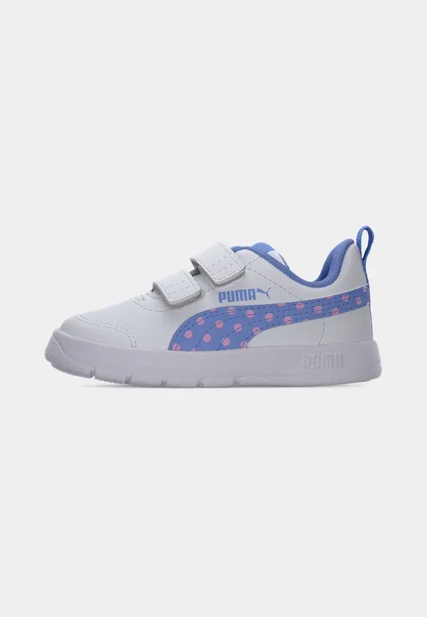 Кроссовки для бега по шоссе Courtflex v3 Dotty Puma, белый/интенсивный лавандовый/розовый шиммер — фото 2
