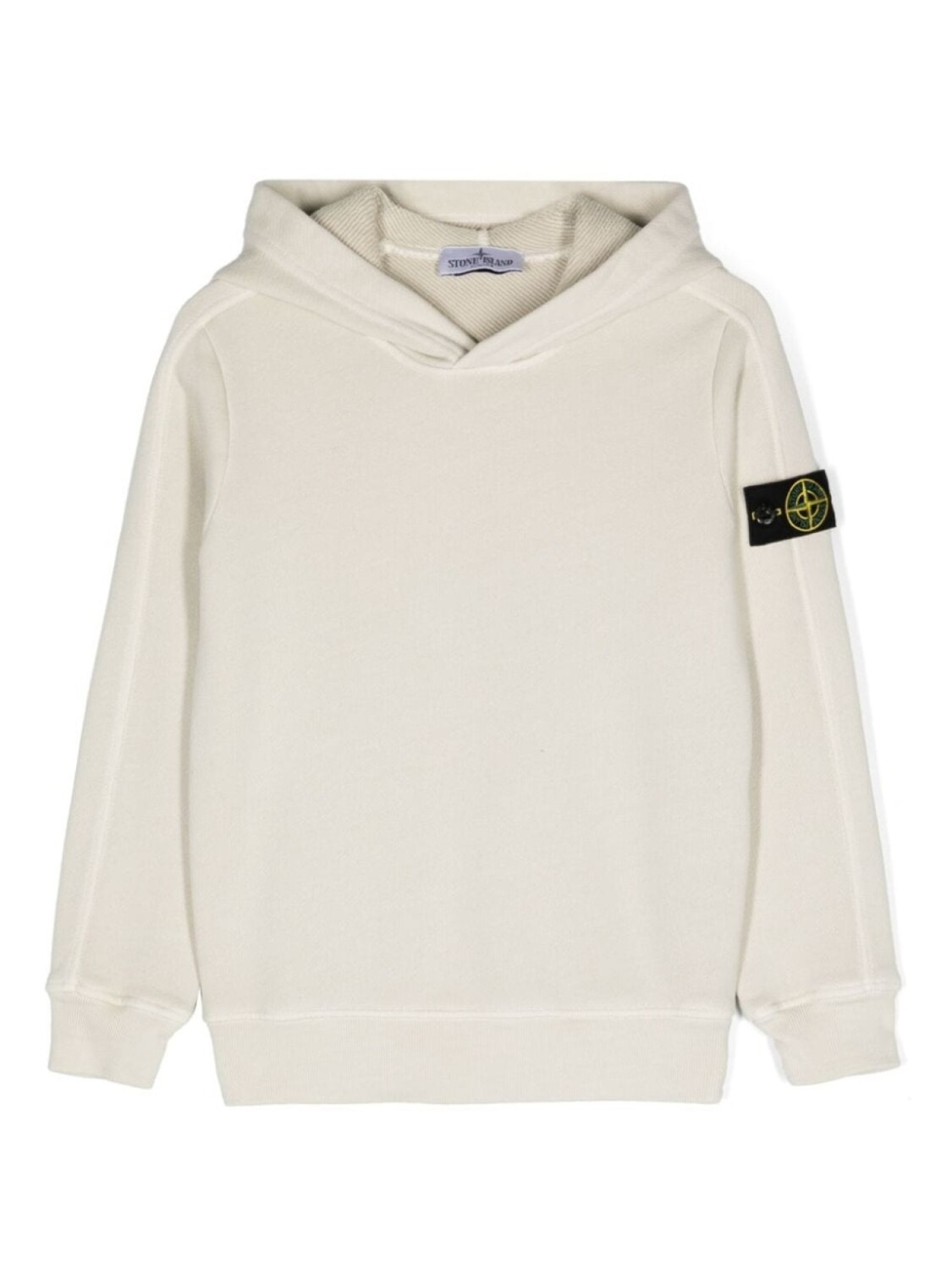 

Stone Island Junior худи с нашивкой Compass, нейтральный цвет