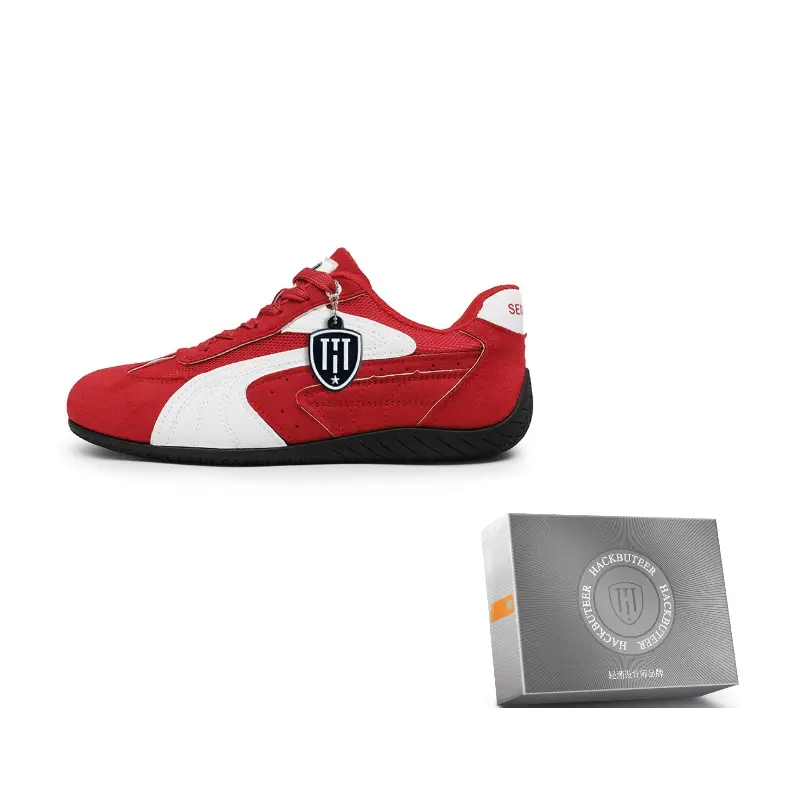 

HACKBUTEER Кроссовки Hurricane Series Low Top повседневные унисекс в коробке красные, цвет Red