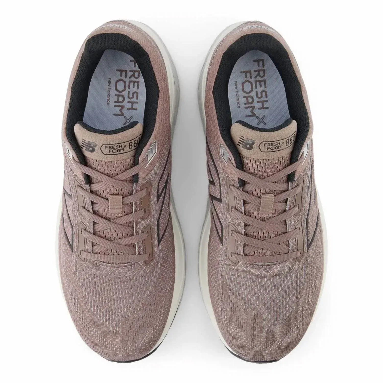 New Balance Мужские беговые кроссовки Fresh Foam X 860V14 коричнево-серого цвета — фото 3