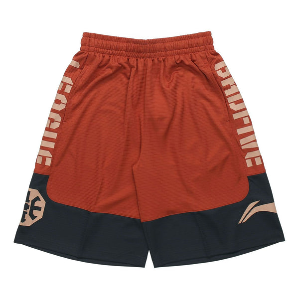

Шорты badfive logo basketball shorts 'caramel black' Li-Ning, мультиколор