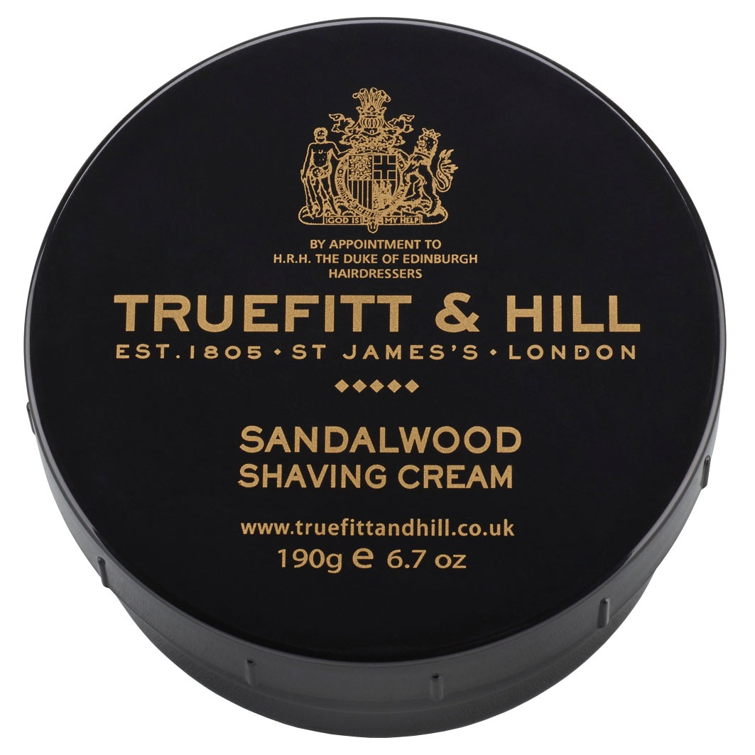

Крем для бритья sandalwood shaving cream bowl Truefitt Hill, вес 190 гр.