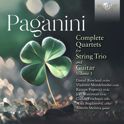 

CD диск Paganini / Rowland / Bogdanovic: Complete Quartets for String Trio & Guitar Vol. 1