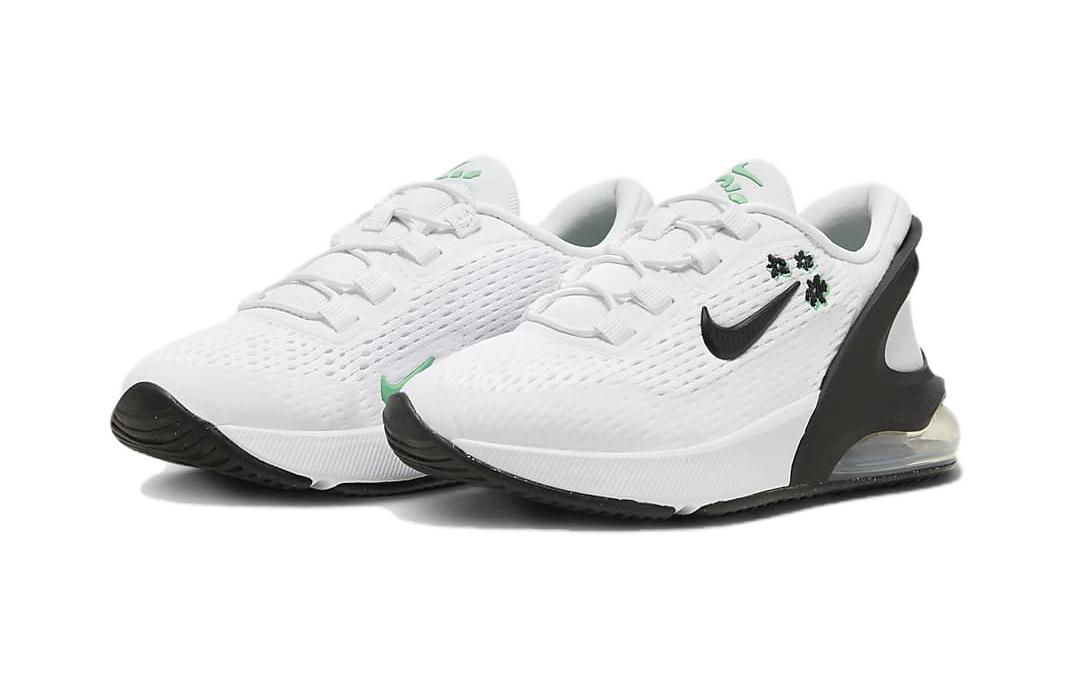 Детские повседневные кроссовки Nike Air Max 270 бело-черные для детей 3-7 лет — фото 3