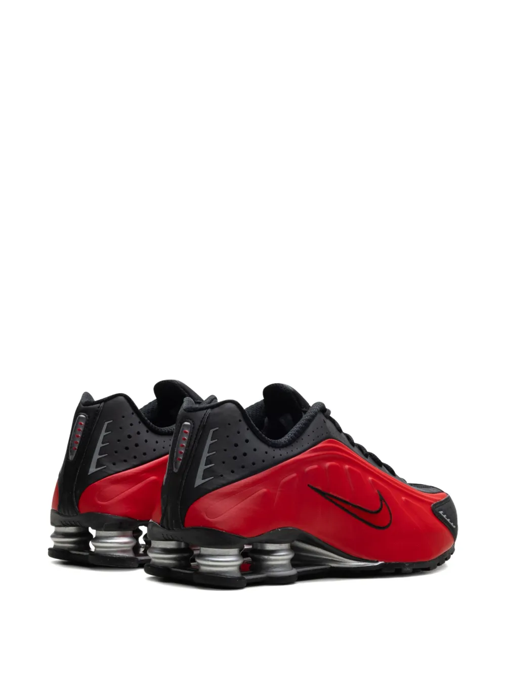 Кроссовки Shox R4 University/Red/Black Nike, красный — фото 3