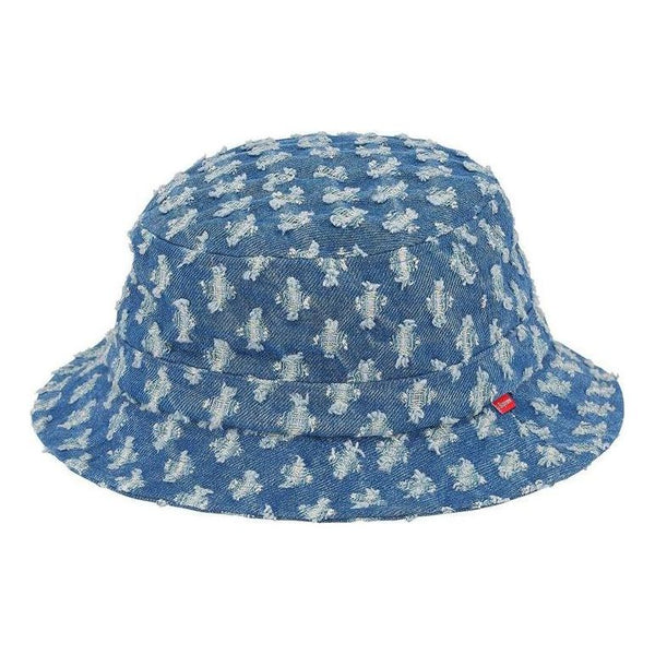 

Бейсболка hole punch denim crusher 'teal white' Supreme, мультиколор