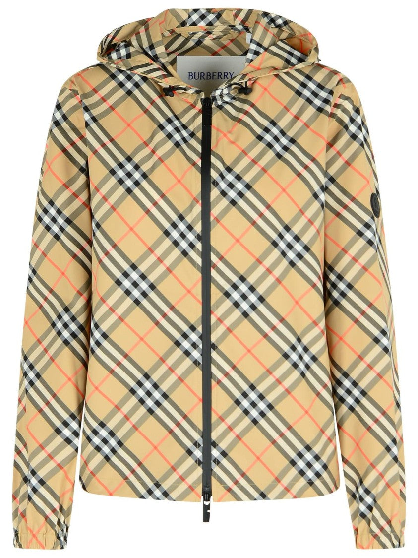 

Куртка 'Salcombe' с капюшоном из полиэстера Sabbia Burberry, Neutrals