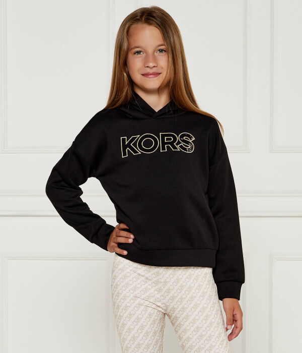 

Толстовка женская Michael Kors Kids с надписью, черный