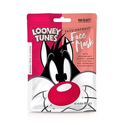 

Маска для лица Disney Looney Tunes Sylvester, увлажняющая и расслабляющая тканевая маска для питания кожи и красивого цвета лица, Mad Beauty
