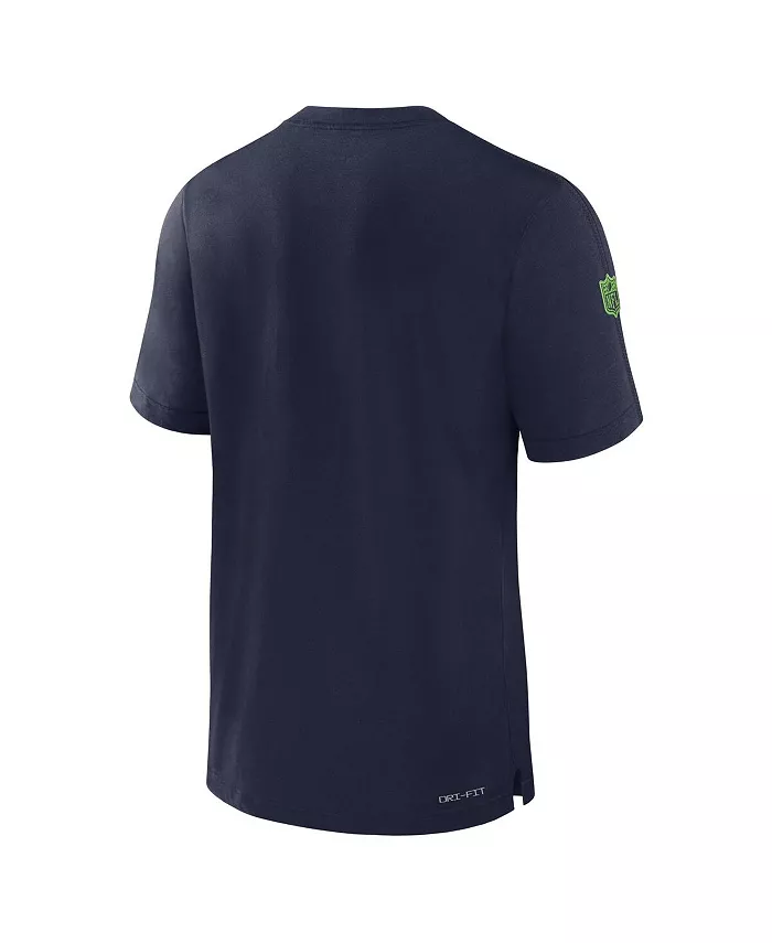 Мужская футболка Seattle Seahawks College Navy в стиле игровой формы для болельщиков Nike — фото 3