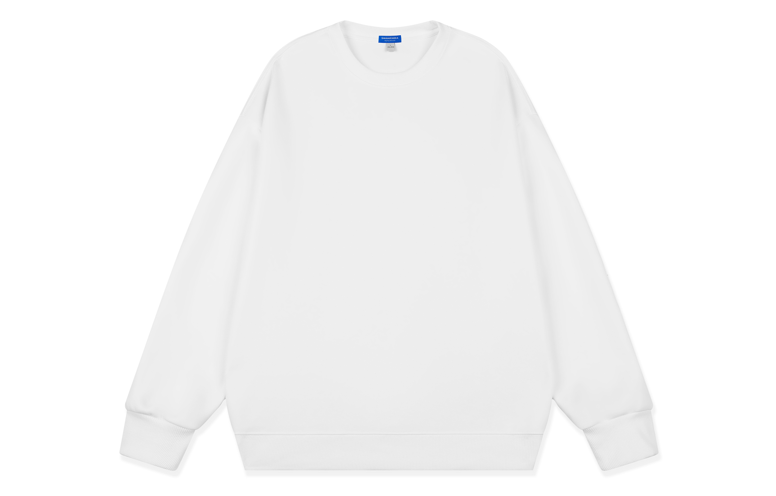 

Свитшот унисекс SWAMP AREA, White Fleece-Lined