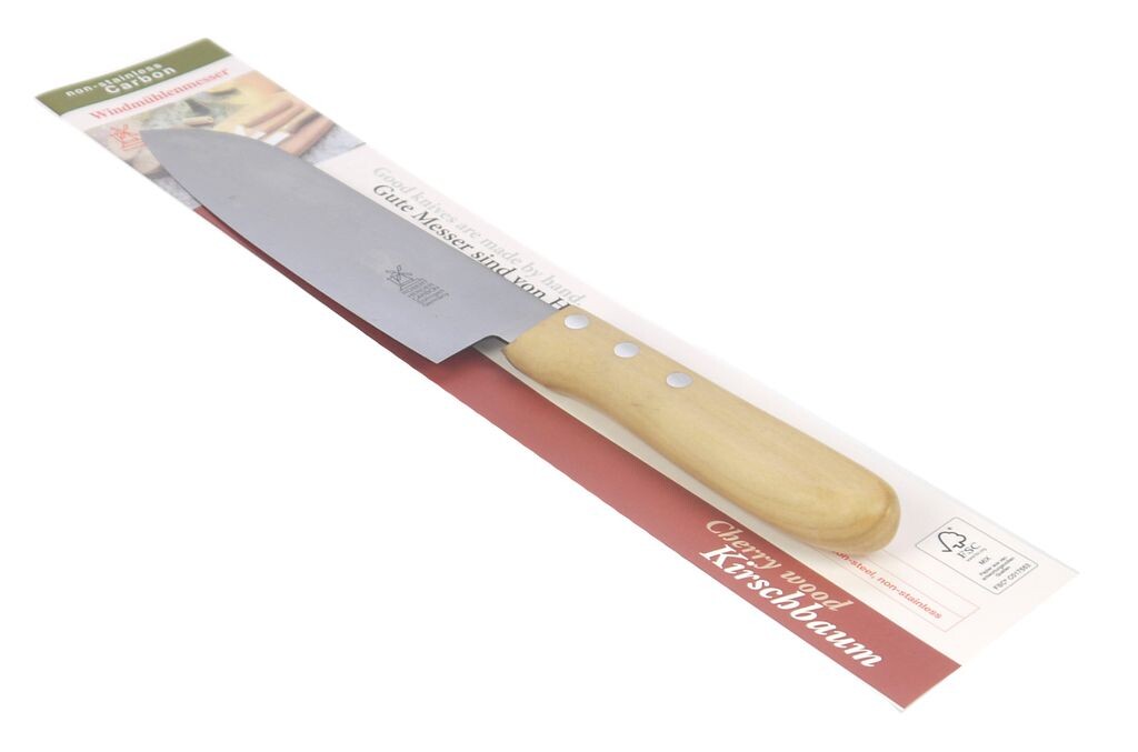 

Нож ветряной мельницы Универсальный нож Santoku - углеродистая сталь Windmühlenmesser